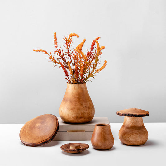 Mushroom Wood Ornaments