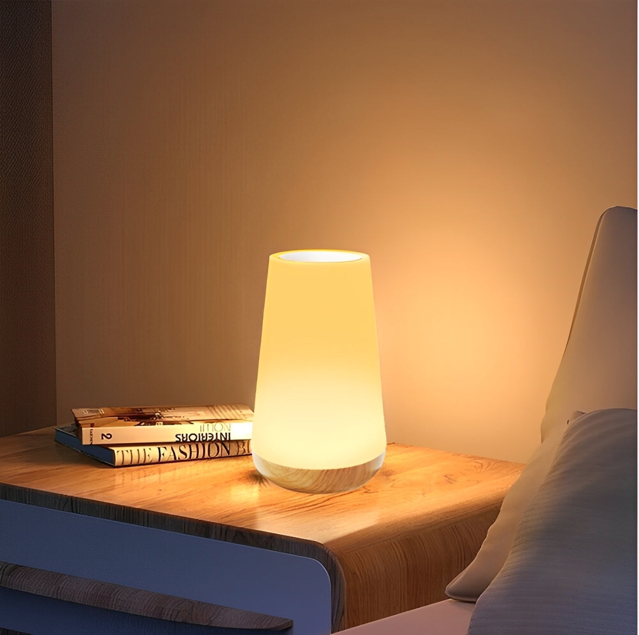 RGB Touch Lamp - 13 Colors, Dimmable & Portable