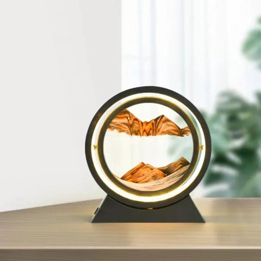 Moving Sand Art Tamble Lamp