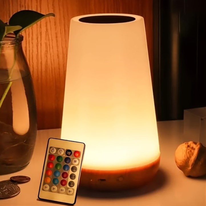 RGB Touch Lamp - 13 Colors, Dimmable & Portable