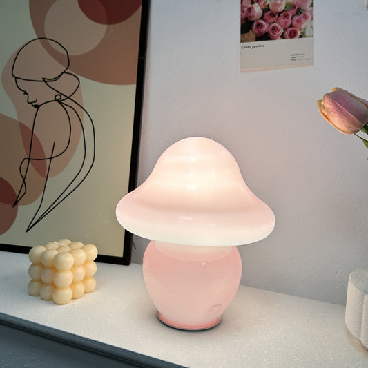 Mushroom Glass Lamp