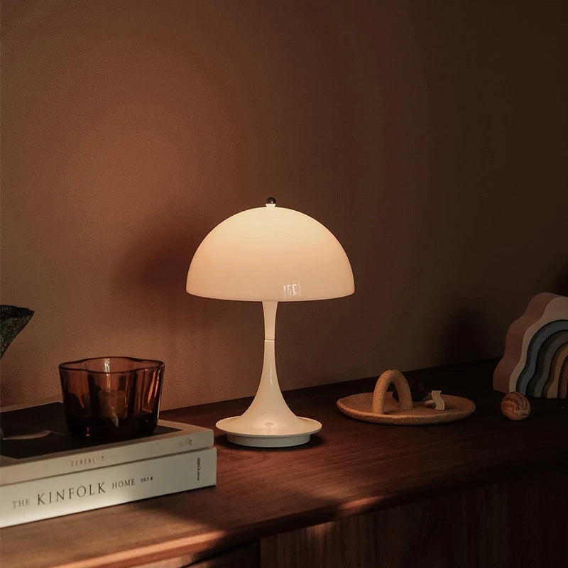 Minimalist LED Mushroom Table Lamp