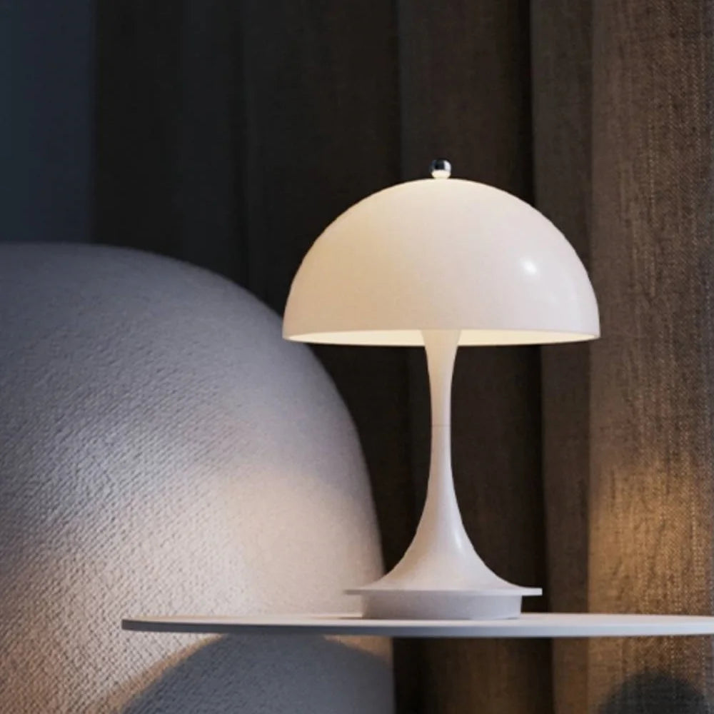 Minimalist LED Mushroom Table Lamp