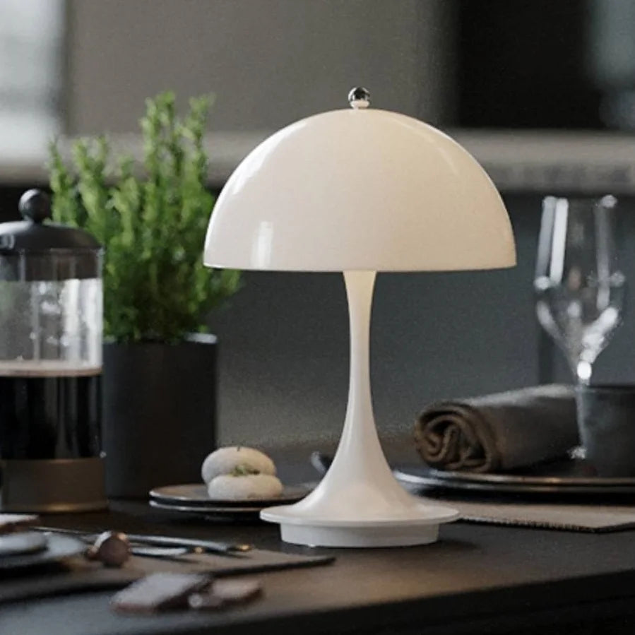 Minimalist LED Mushroom Table Lamp