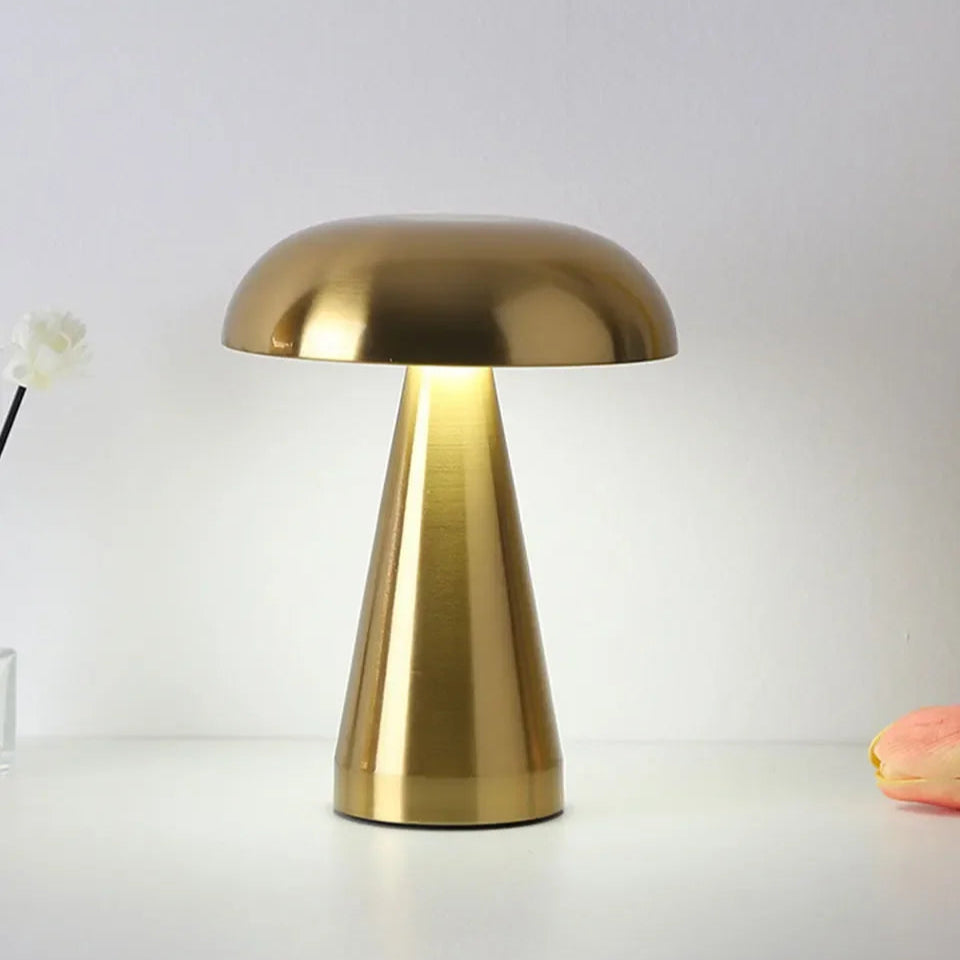 Retro Mushroom LED Touch Table Lamp